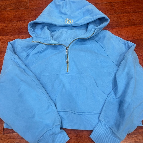 XS/S Scuba Lululemon Lunar New Year Scuba Oversized Half-Zip Hoodie in Aero Blue - Picture 1 of 1